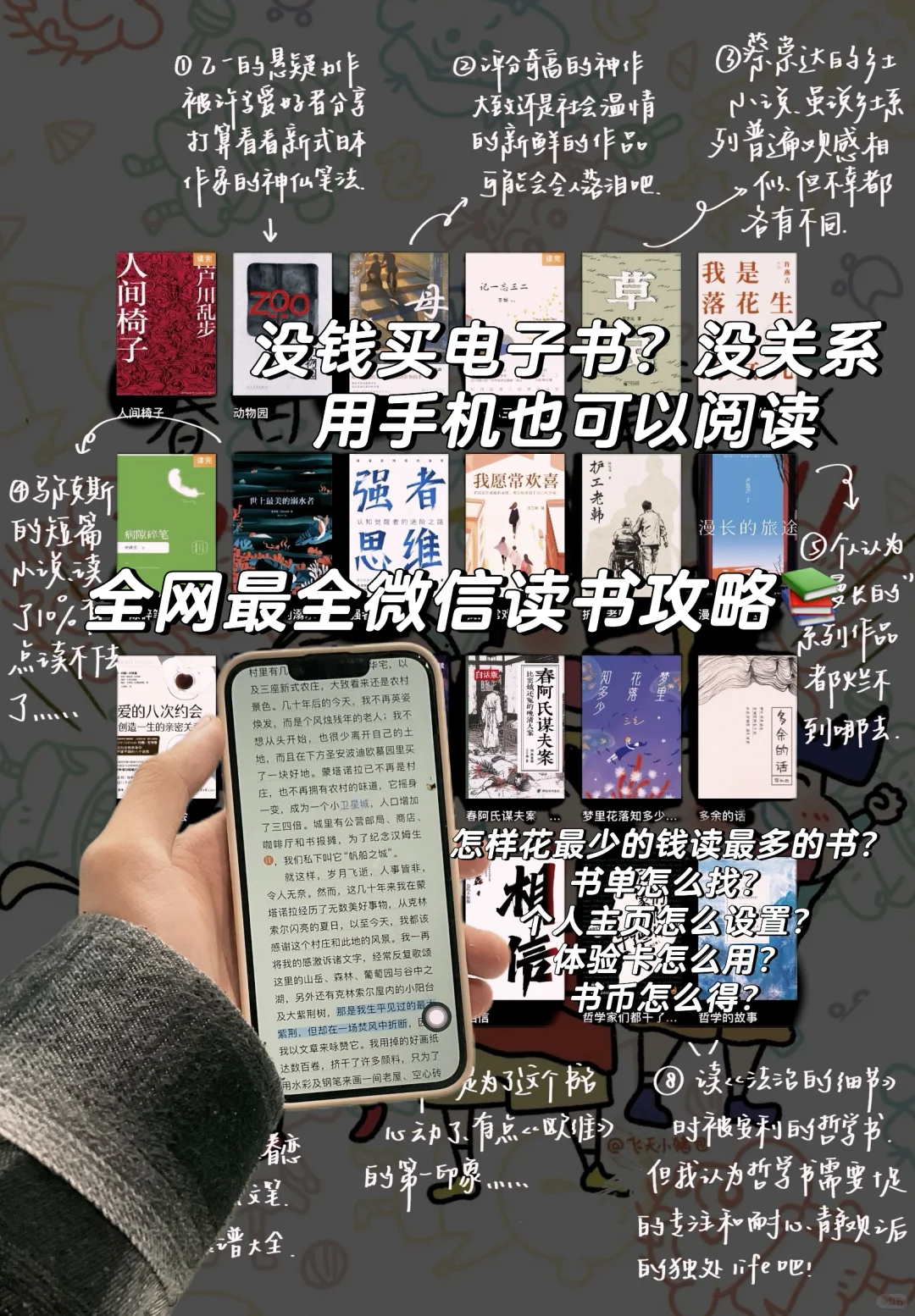 ✍️手写教程｜一篇文章教会你玩转微信读书📖！