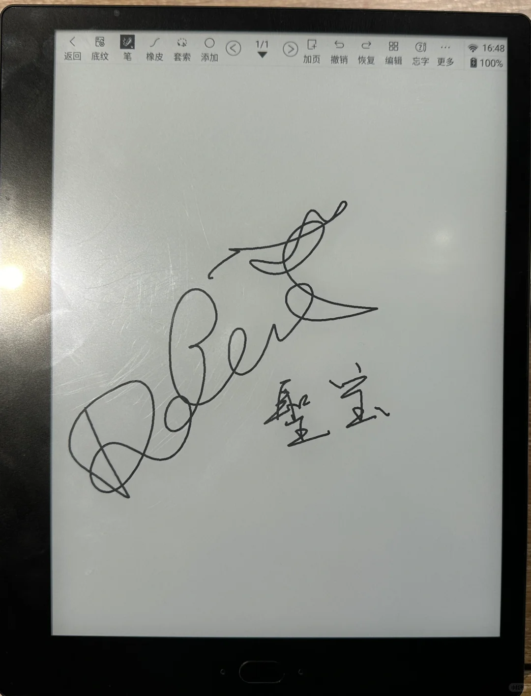 好大的电纸书