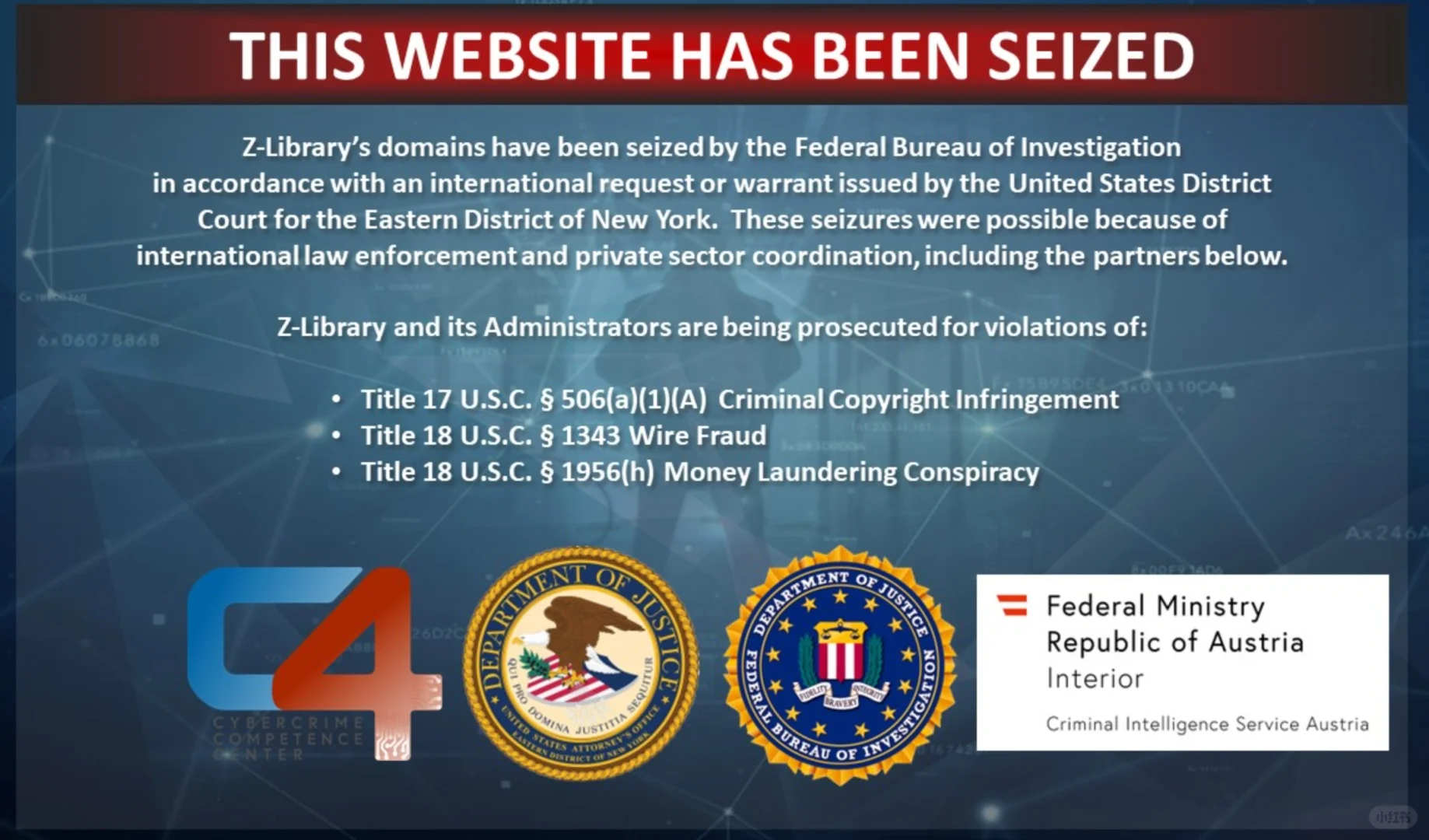 Zlibrary 又被封了