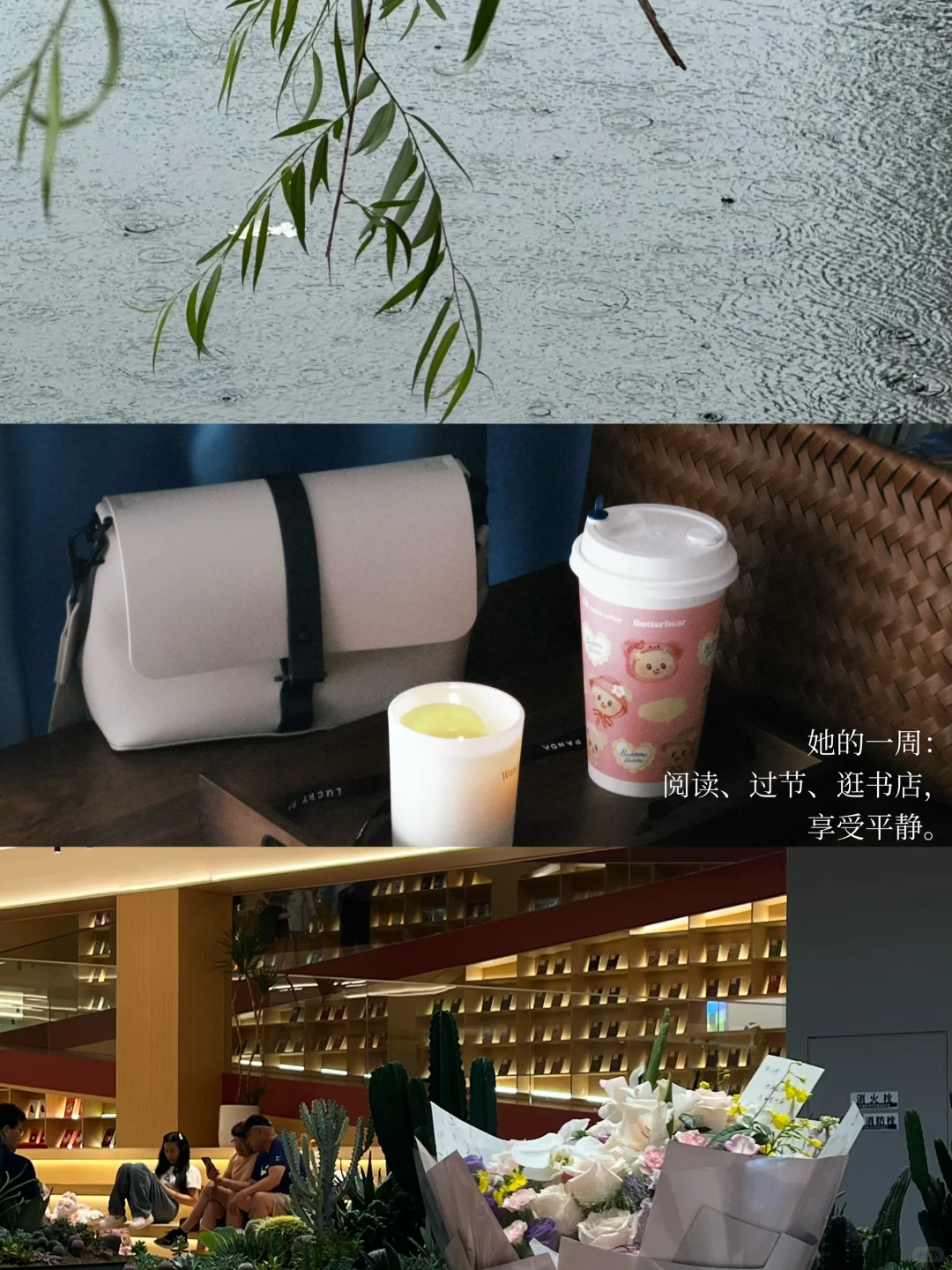 她的一周：阅读、过节、逛书店，享受平静