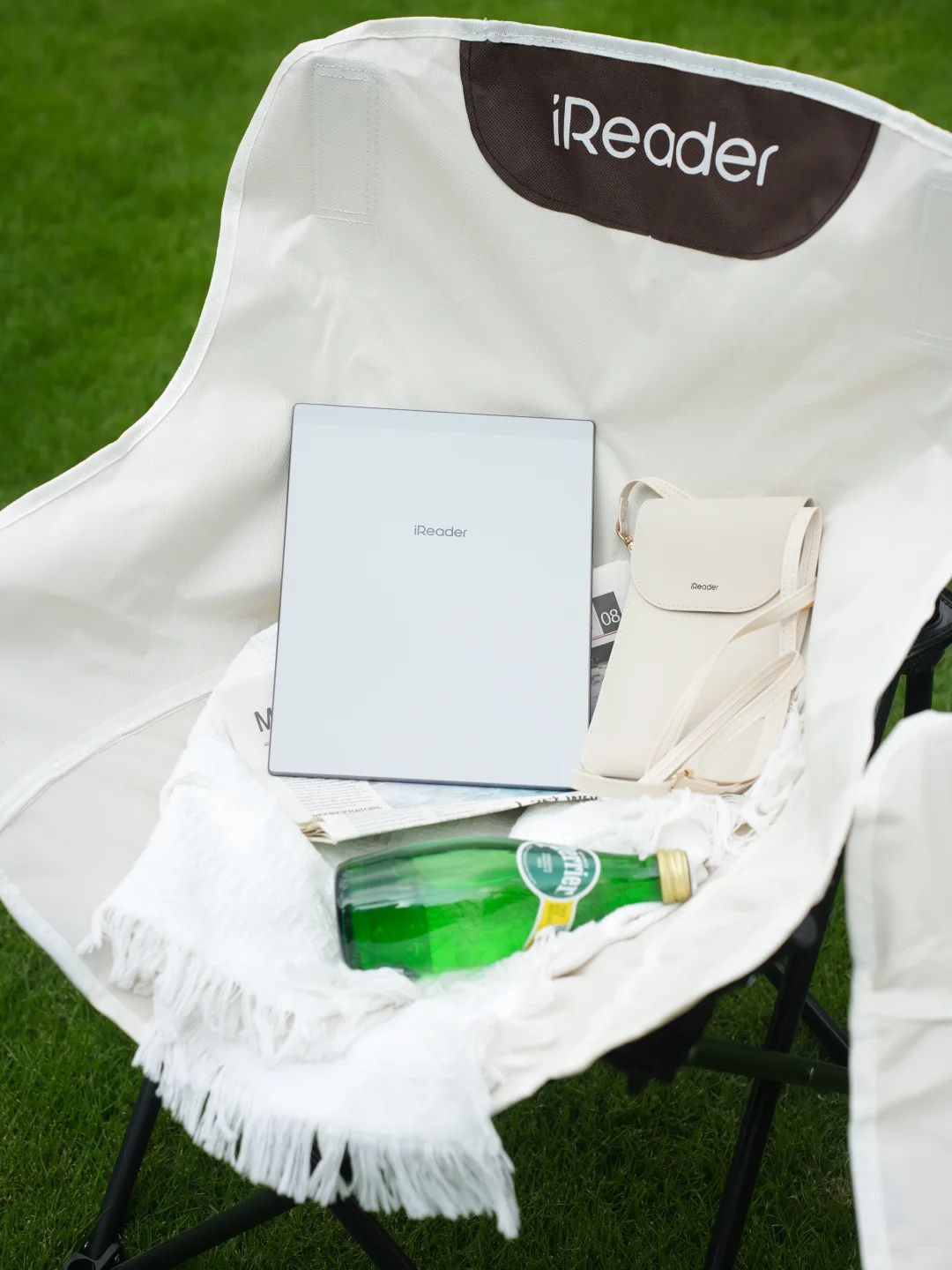 iReader+露营椅🌲让我躺赢整个夏天🏖️