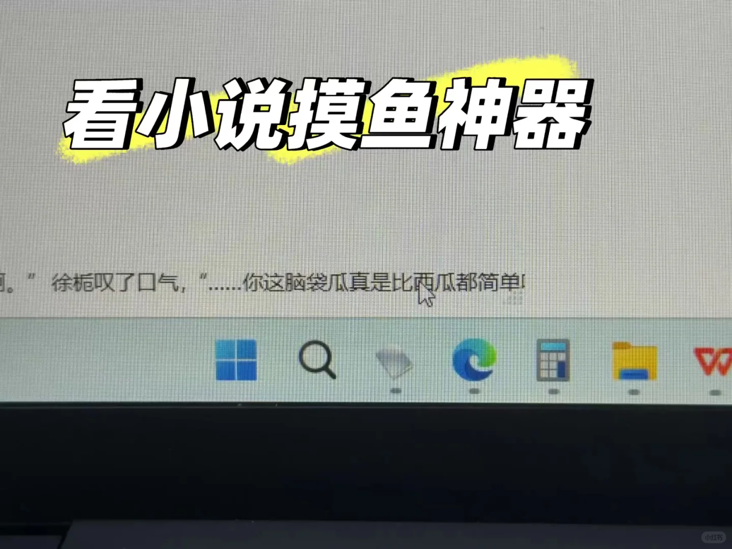 再也不怕被领导发现上班在看小说了