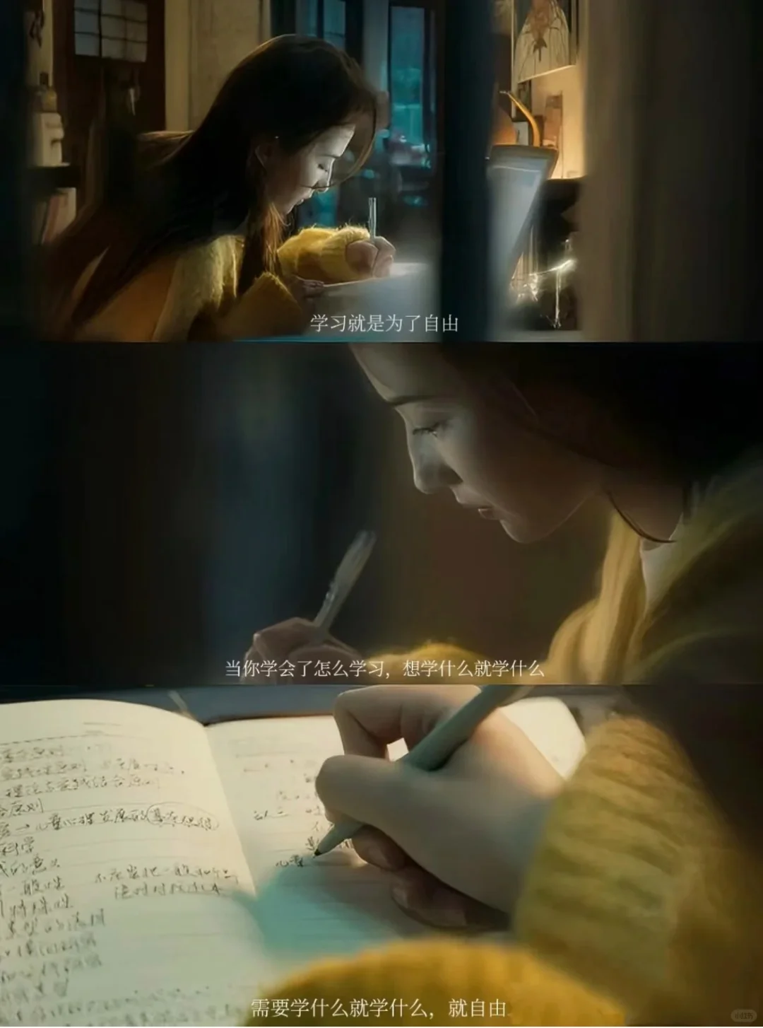学习是为了自由，想要拥有自由，要不断学习