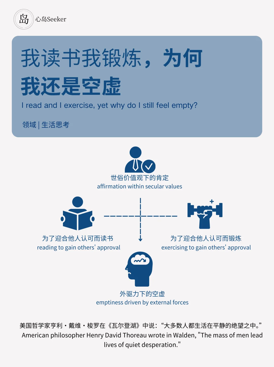 我读书我锻炼，为何我还是空虚？