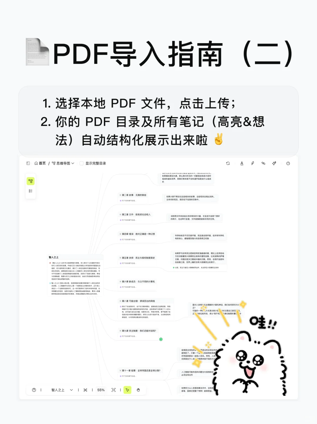 PDF阅读效率暴涨！论文报告笔记也能自动结化