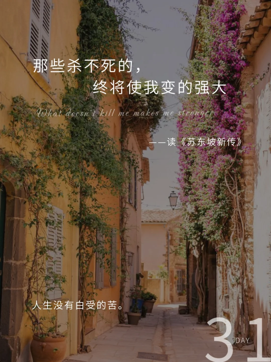 那些杀不死的，终将使我变的强大
