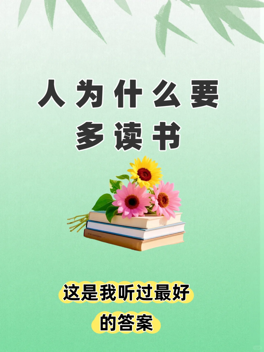 人为什么要读书，这是我听过蕞好的答案❗️