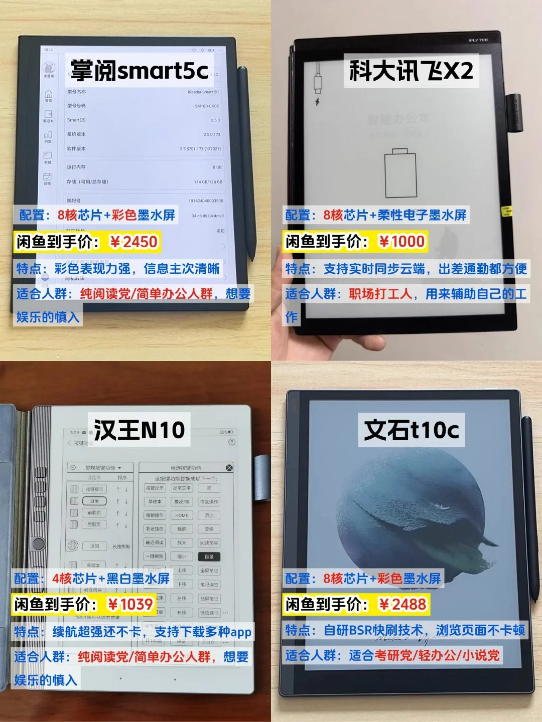 墨水屏选哪个❓2025热门机型推荐