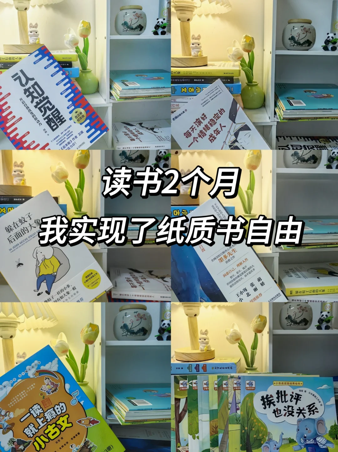 读书博主2个月，我实现了纸质书自由