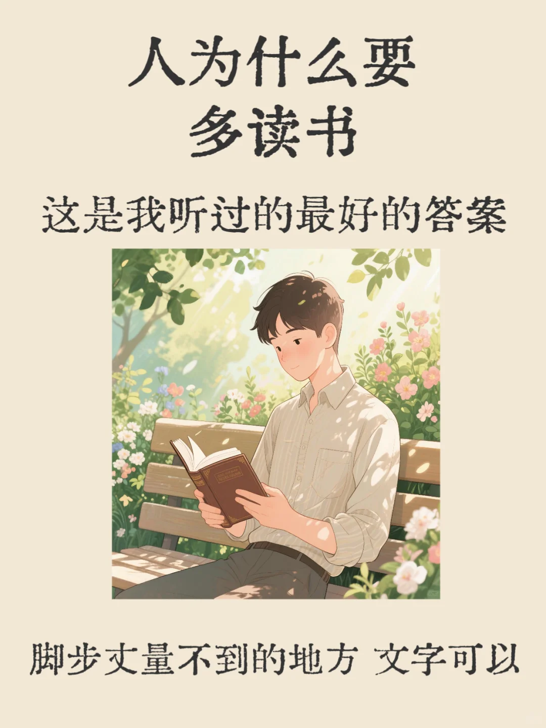 人为什么要多读书？