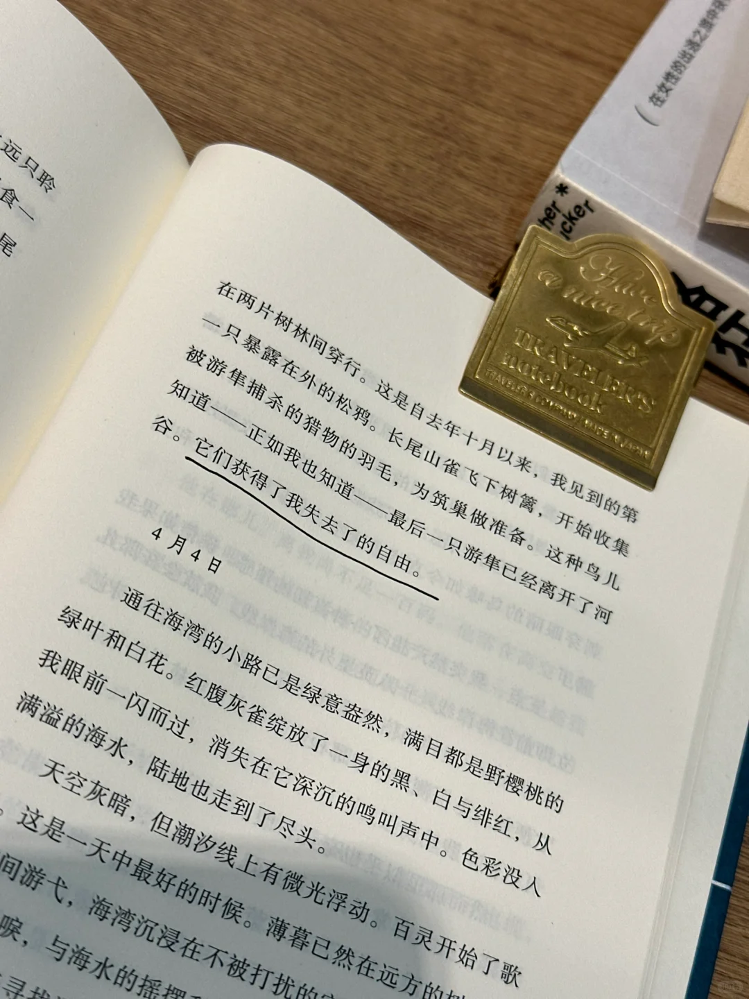 “生活重复但很自由，就饮咖、阅读。”