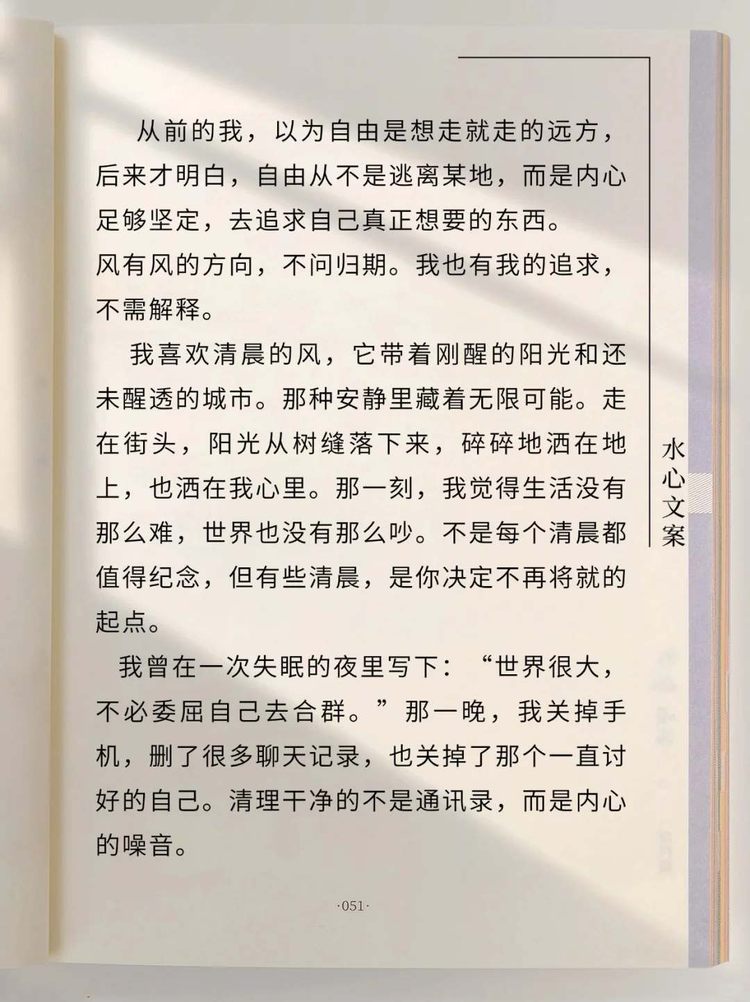 原创散文 ‖风有风的自由，我有我的追求