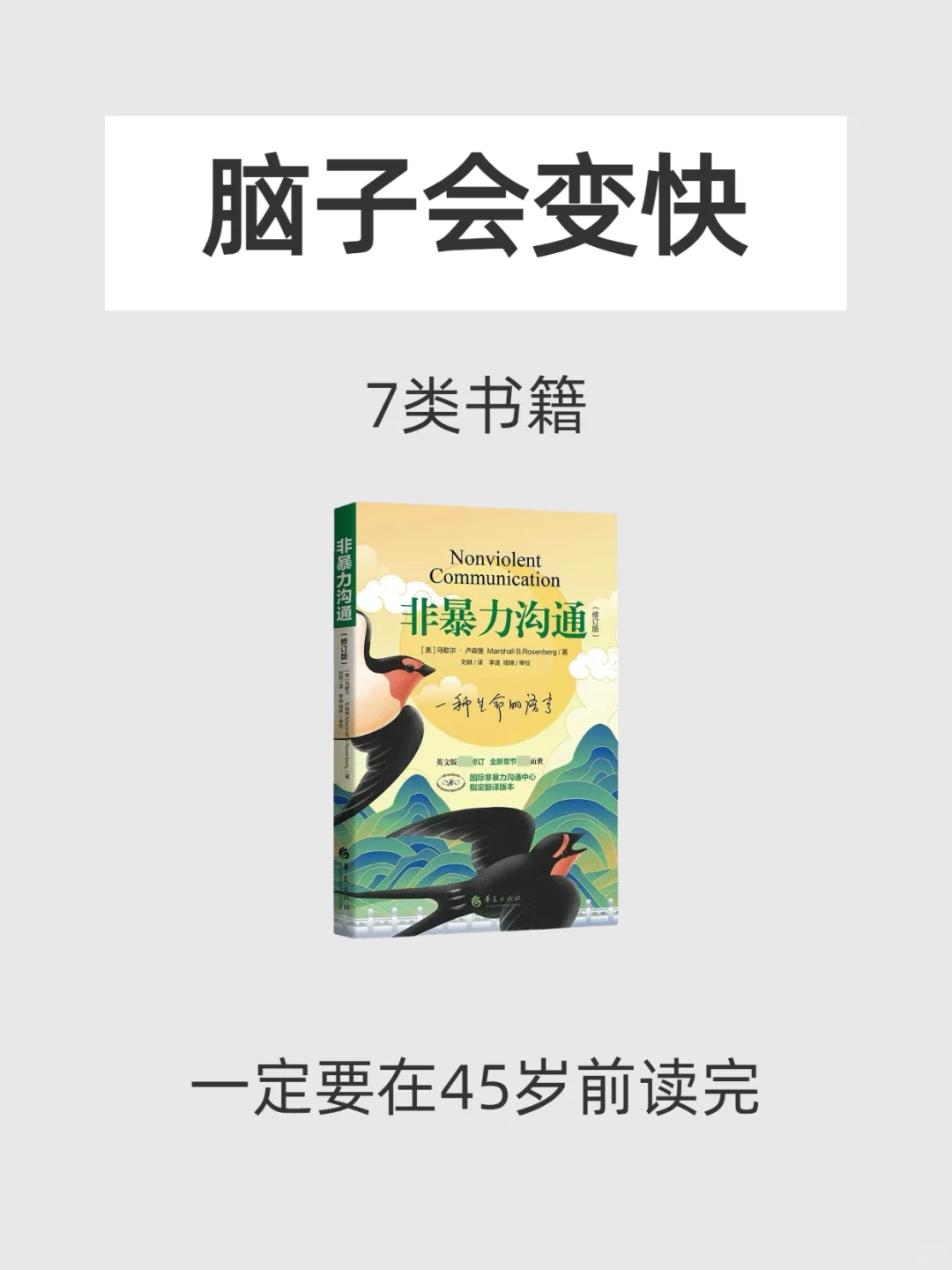 脑子会变快的7类书，快来看‼️