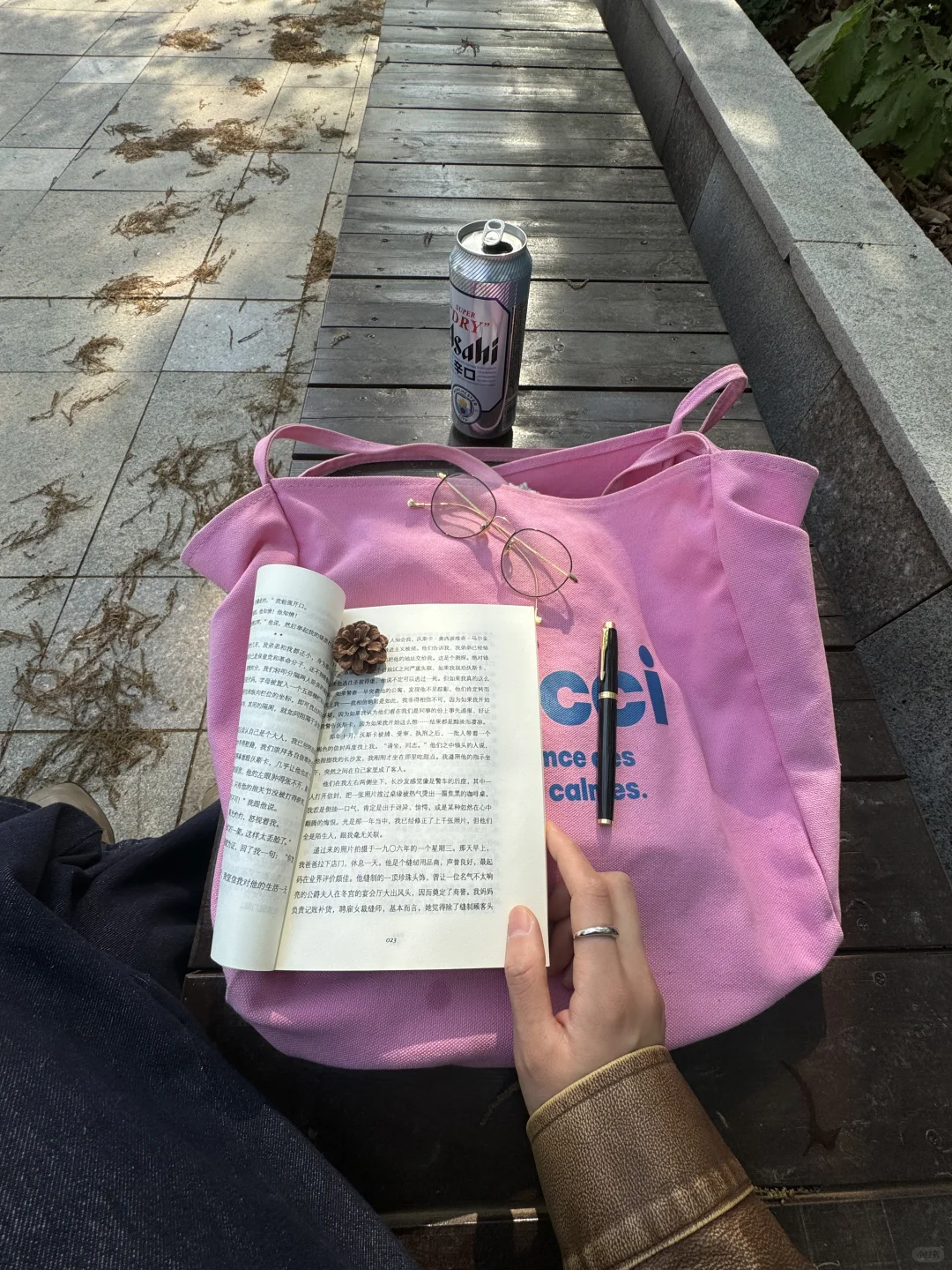周末只干一件事 带着啤酒去海边看闲书📖