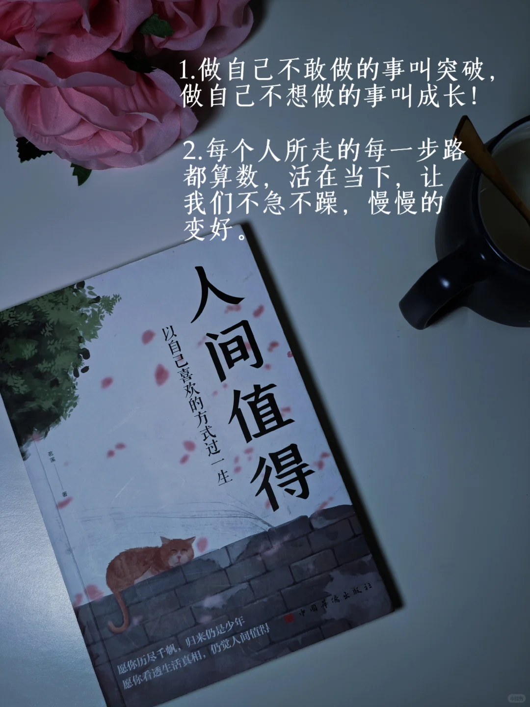 励志文案🌿做读书博主我是为了“成长”