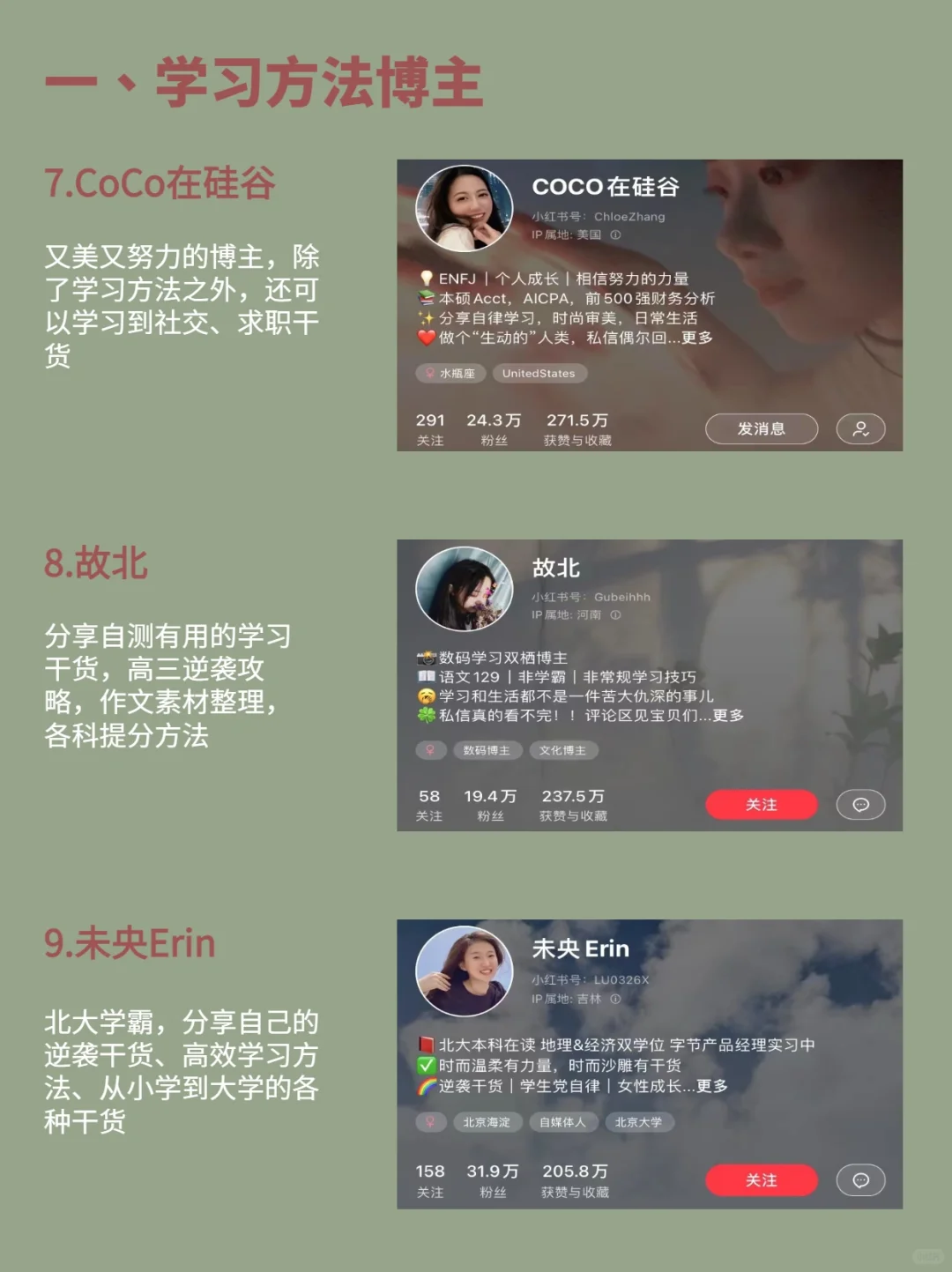 小🍠才是真study神器2⃣️｜21位宝藏博主推 荐