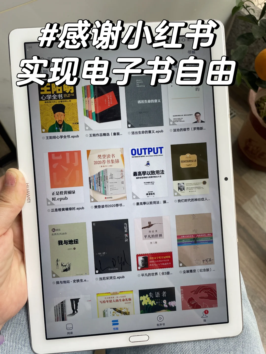已老实！谢谢🙏小红书让我实现电子书自由
