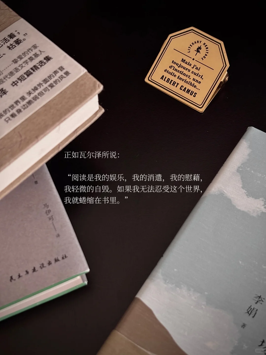 我向来坚决相信，喜欢阅读的人是快乐的，