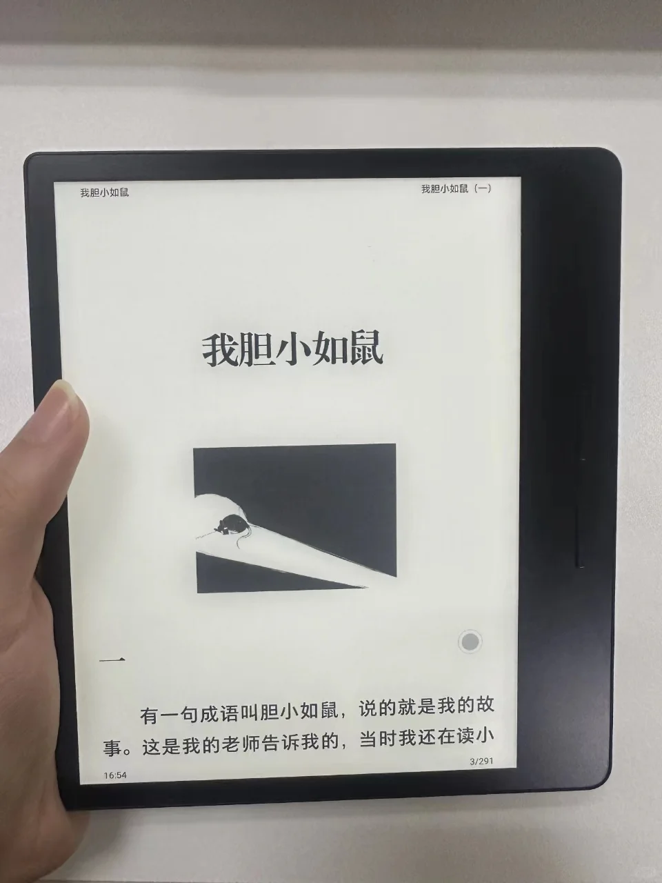 第一次用掌阅的电纸书有被惊艳到！