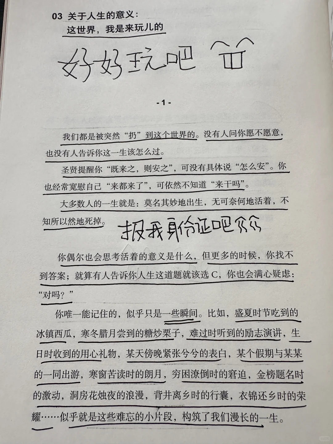 关于人生的意义，看完这篇心情大好🤸