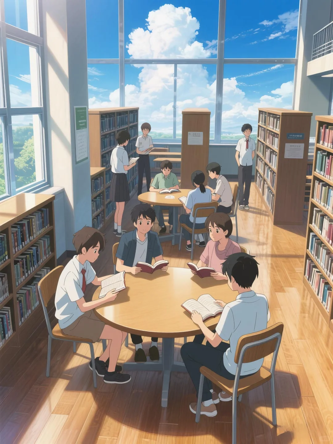 📚✨ 在图书馆里，我找到了理想的大学生