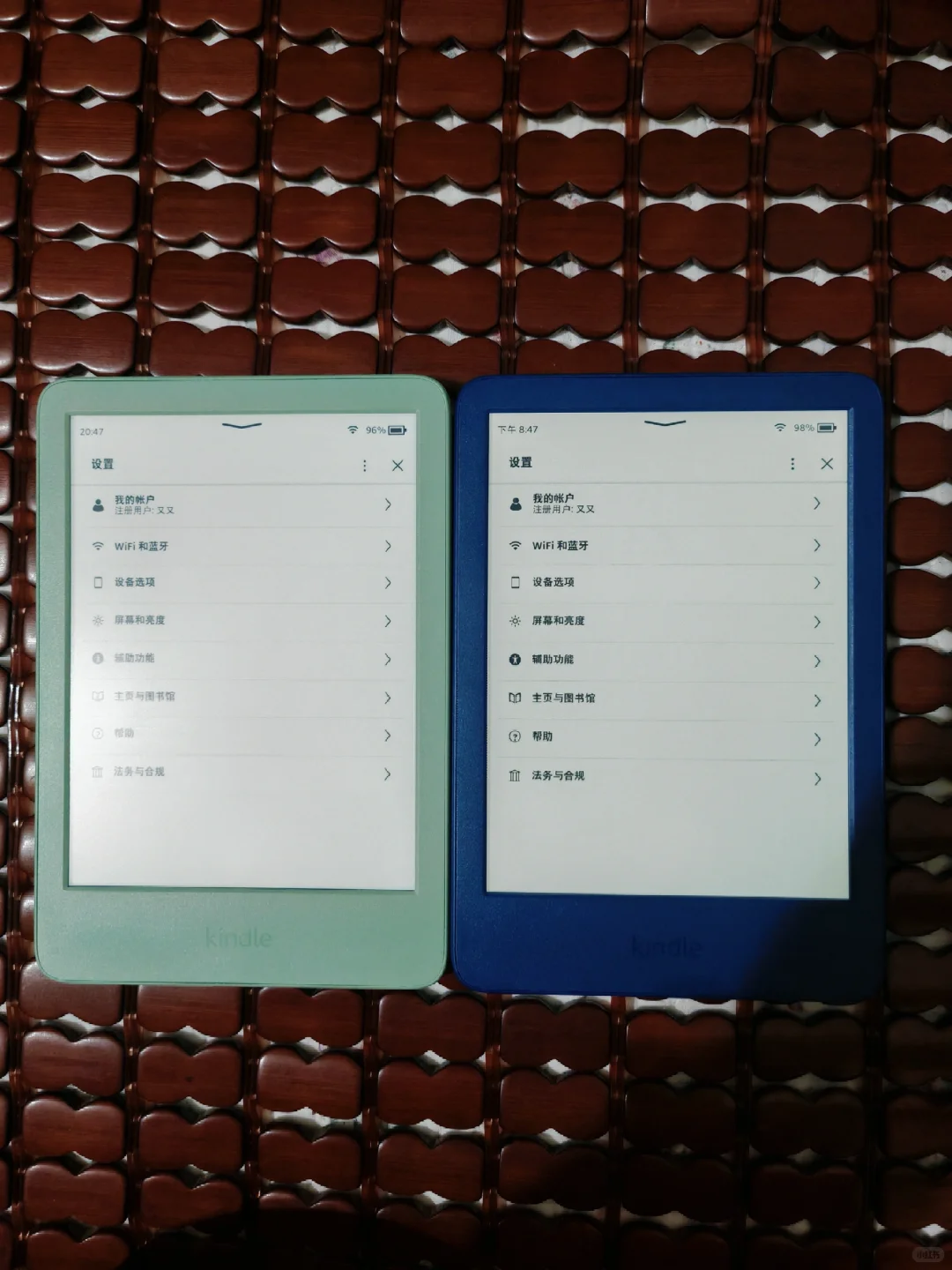 kindle小绿+小蓝