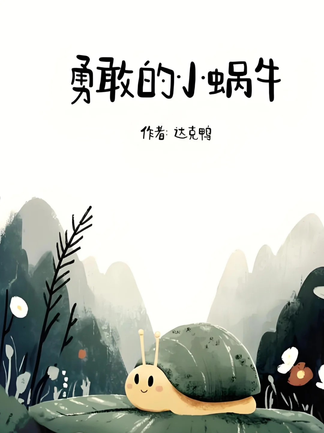 读《勇敢的小蜗牛》童书，给娃们的超燃激励