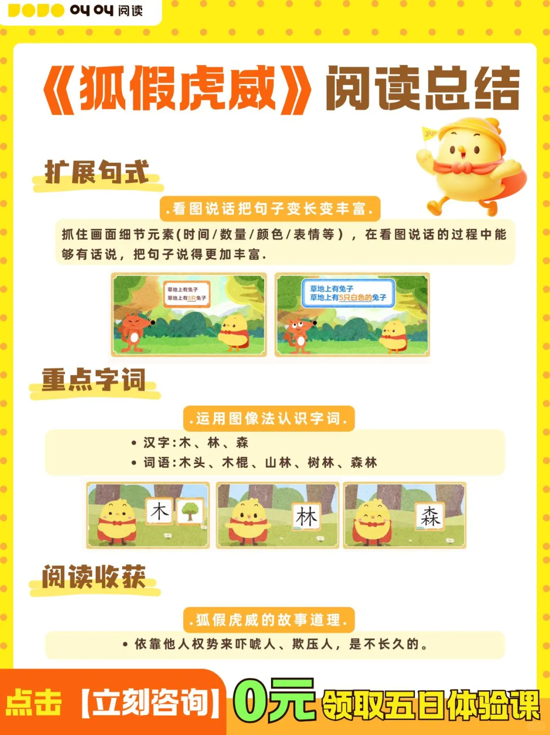 还在忧心孩子不懂阅读总结吗？叫叫有方法✨