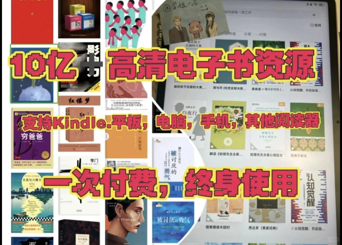 感谢小红书🥰终于实现电子书自由！