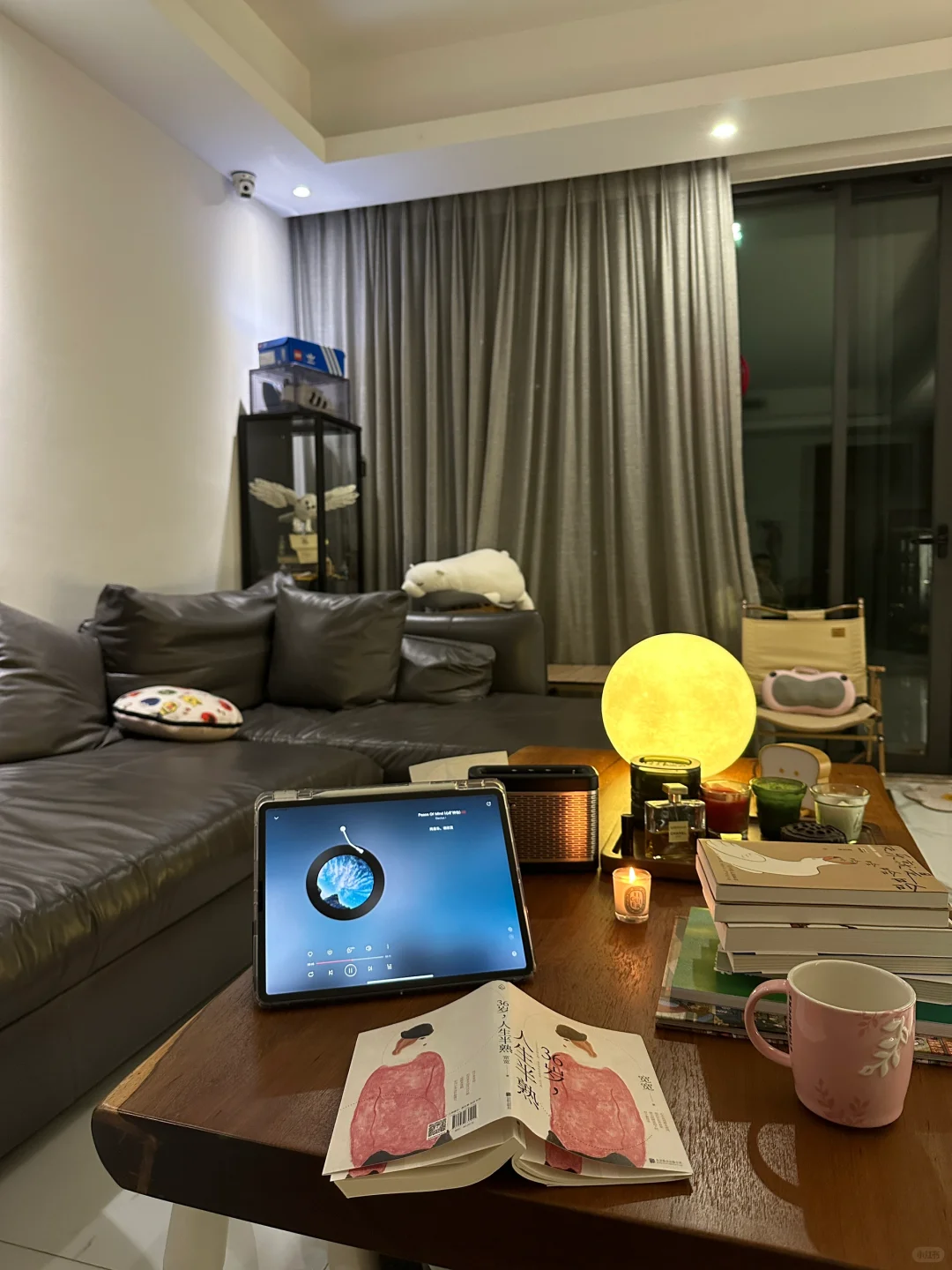 夜晚 宅家 我的读书日常📖