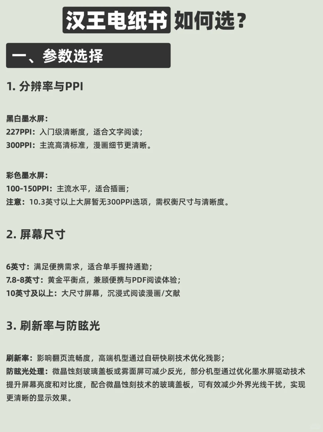 汉王电纸书如何选❓（2025）