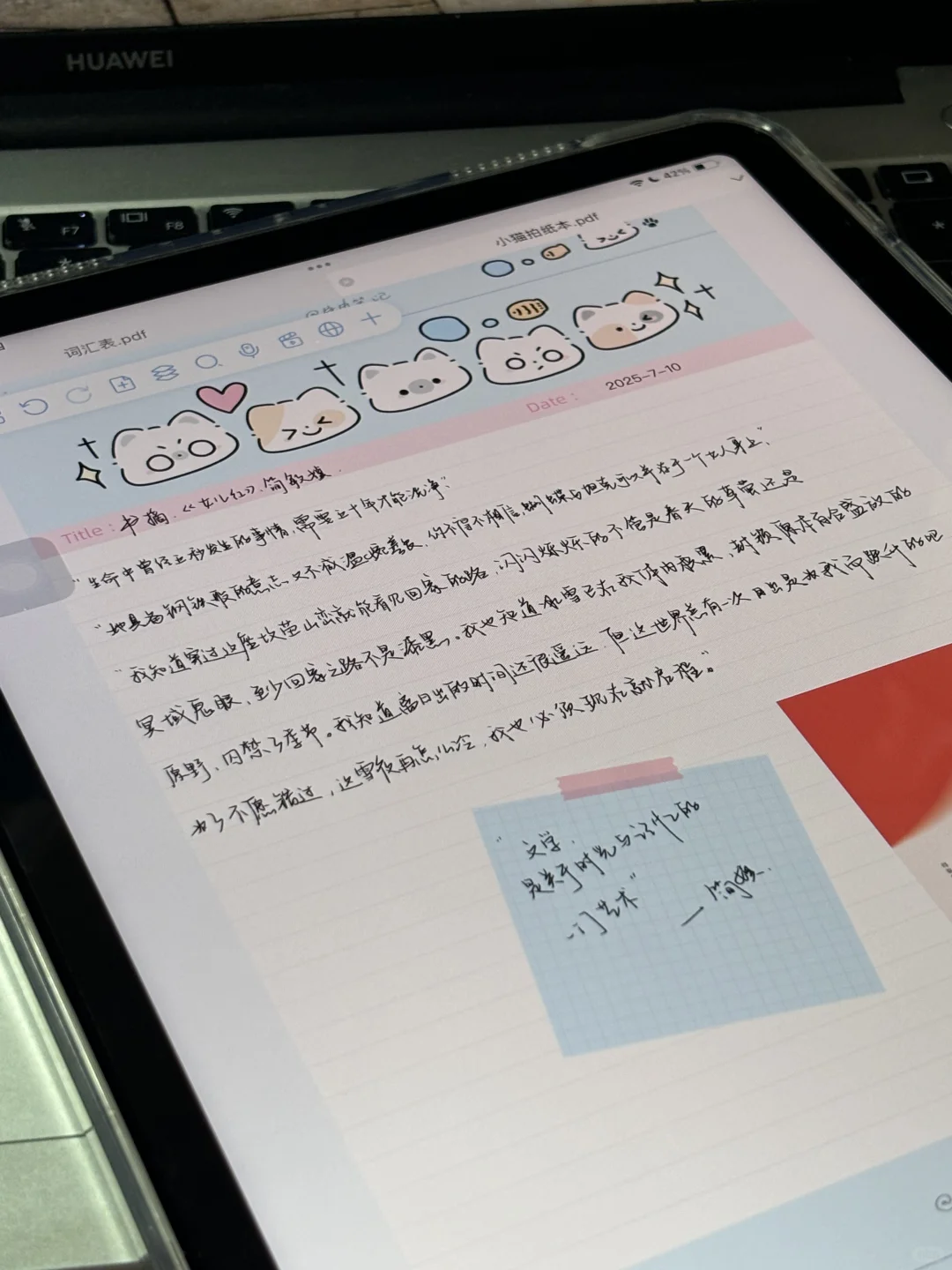 iPad第一篇电子书摘之无纸化学习哪家强？