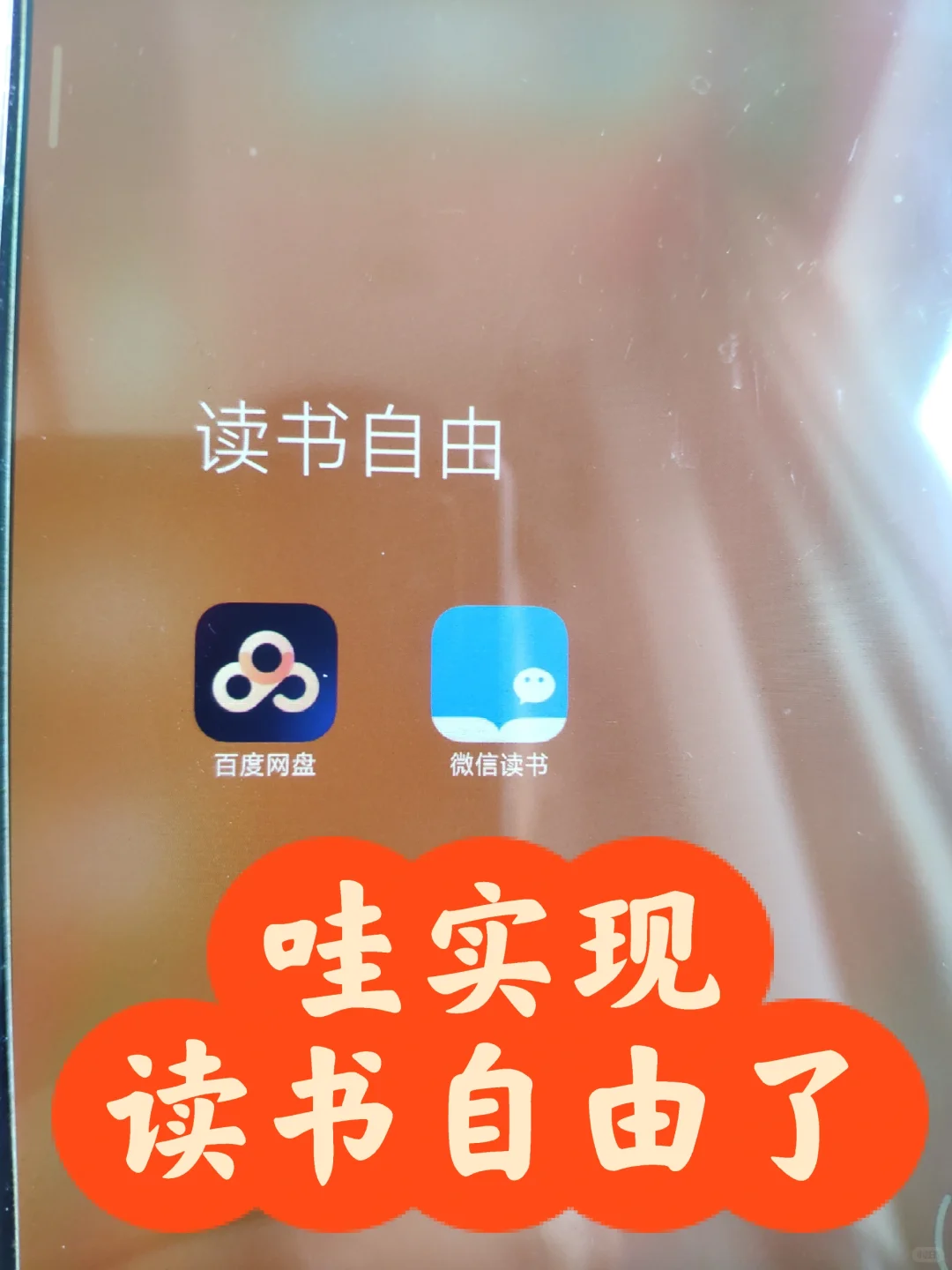 真不错呀，买了个移动的图书馆！电子书自由