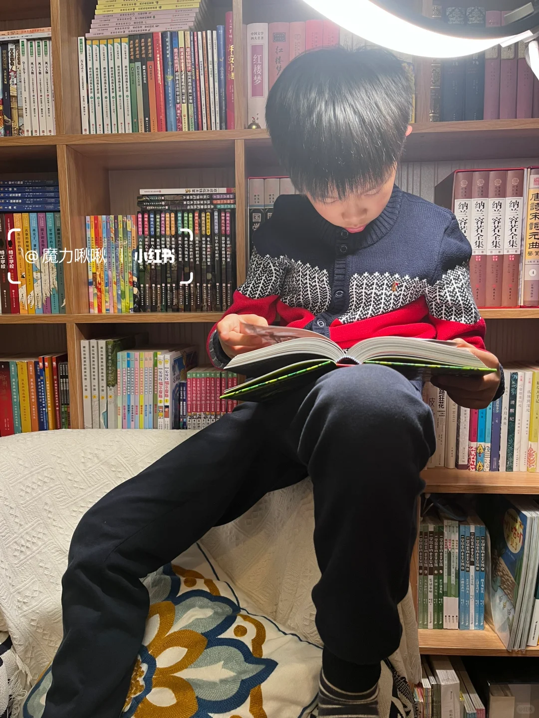 爱阅读的孩子自有他的精神高地