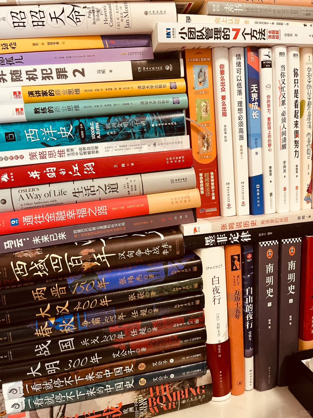年少莫读闲书，可我的书架里全是闲书