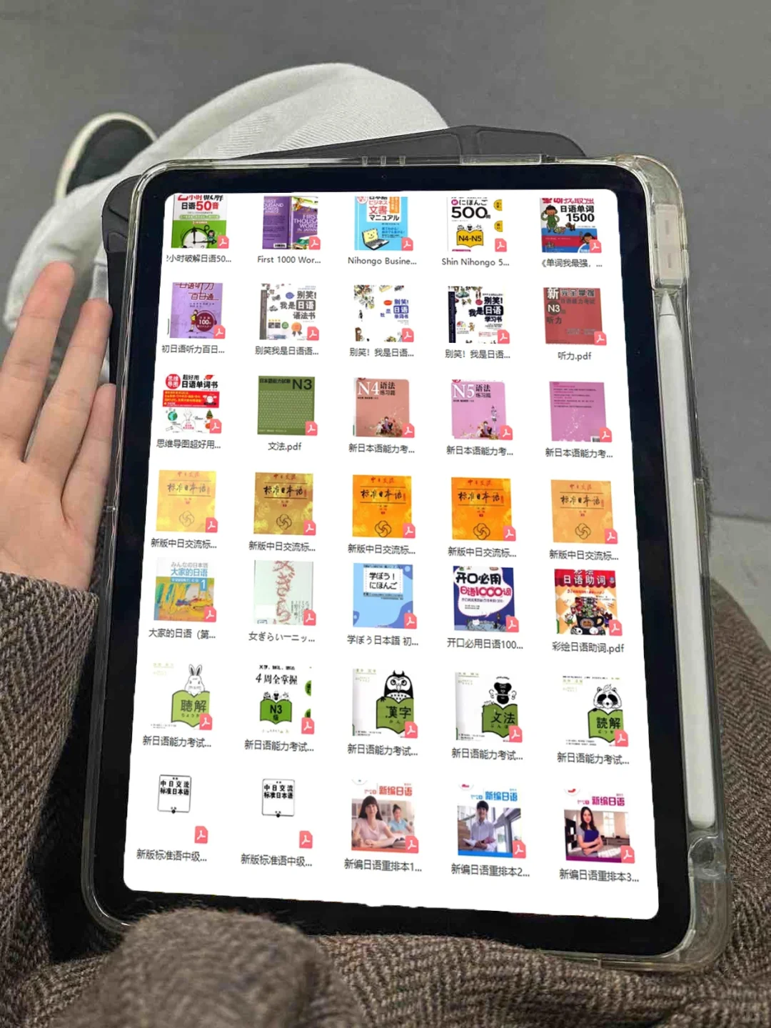 无所谓，我们日语人也有自己的iPad……