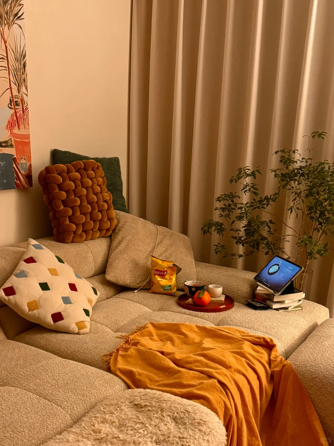 i人的独处宅家治愈夜晚：读书，冥想，音乐