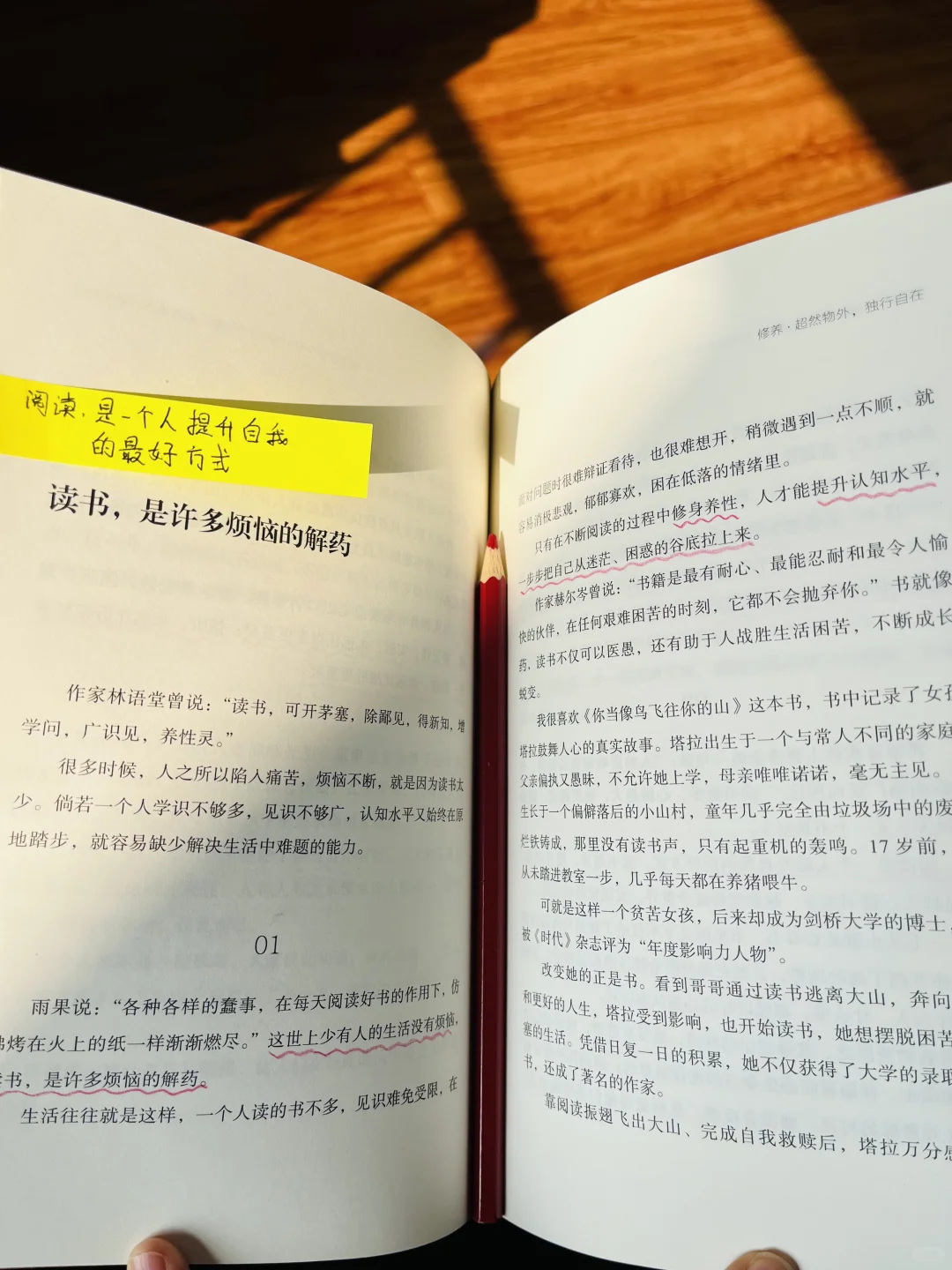 读书，是许多烦恼的解药📚
