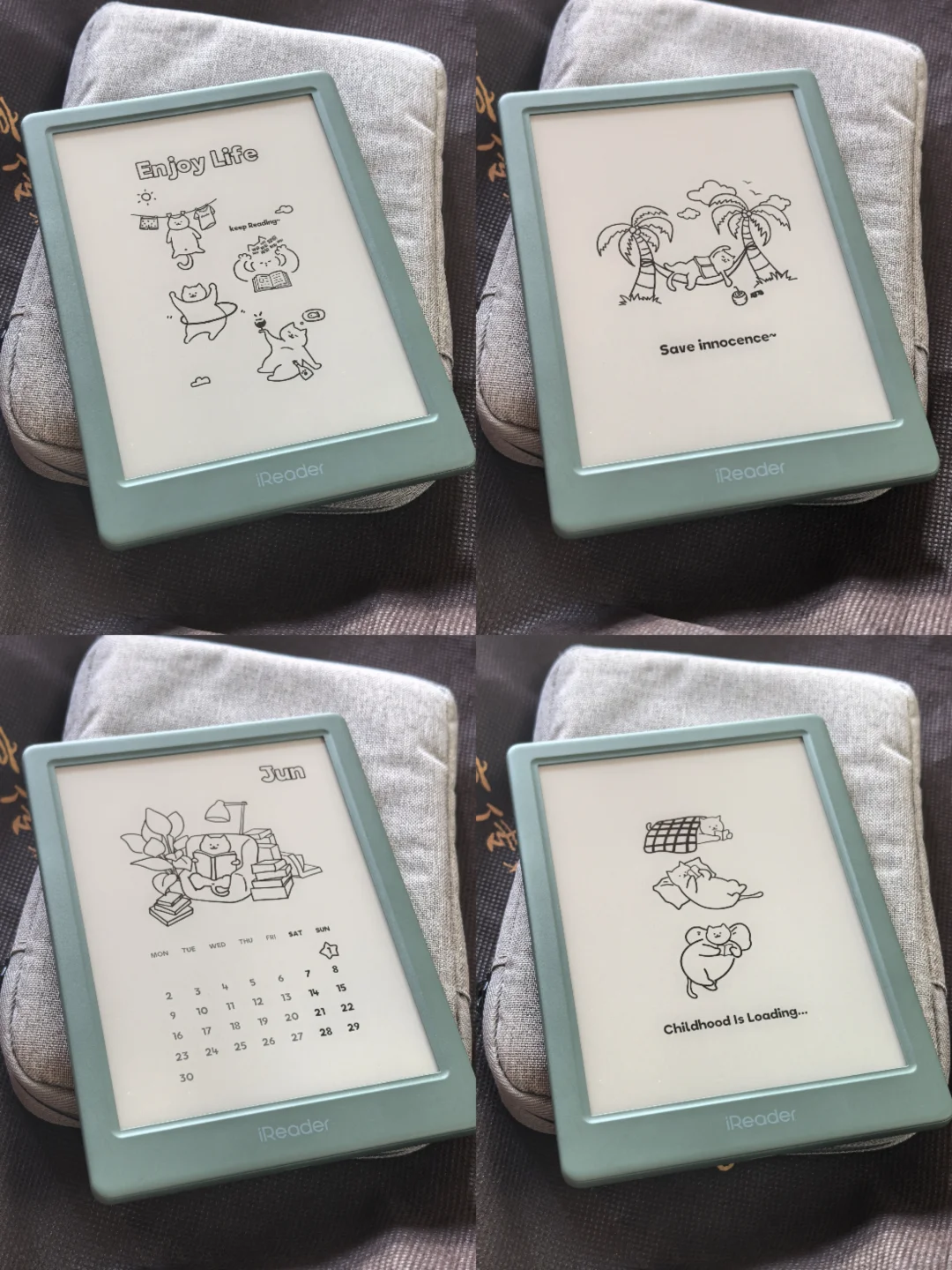 掌阅的墨水屏壁纸是真心很好看