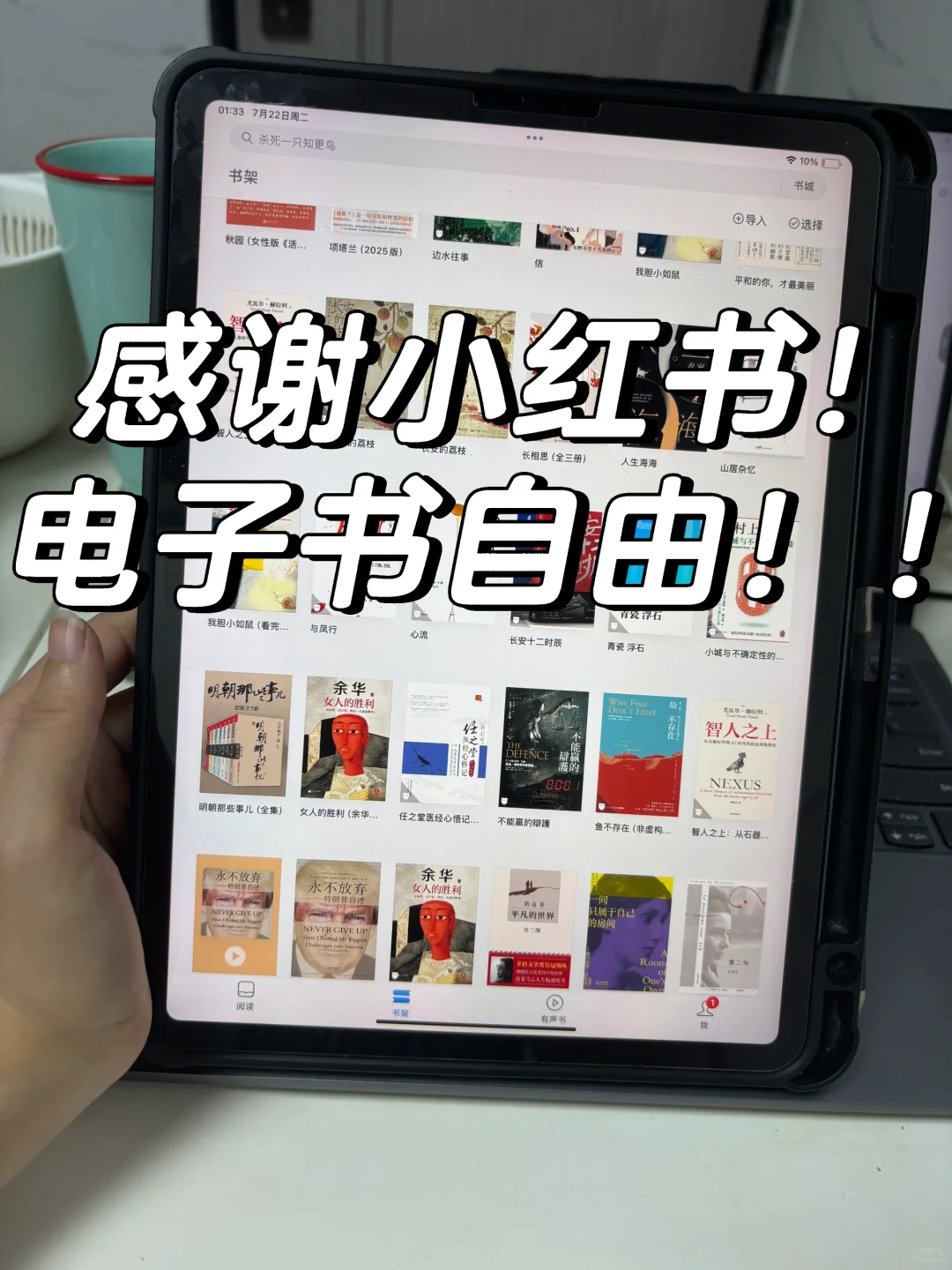 啊啊啊！实现电子书自由🔥有iPad的都要有！
