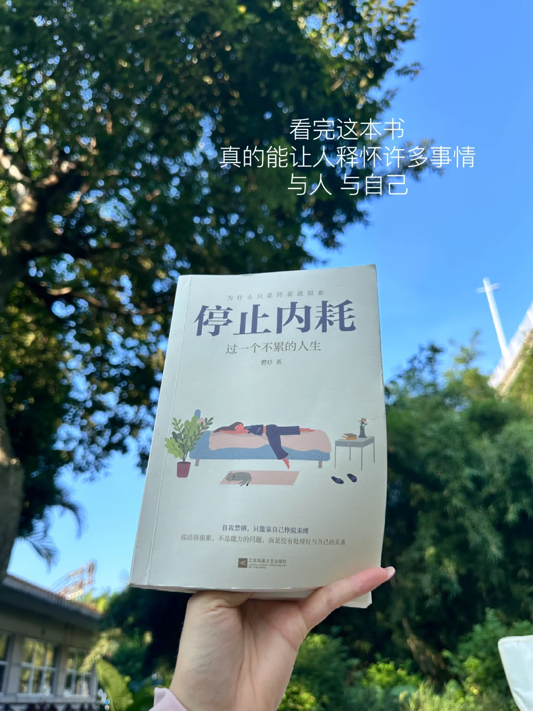 这一刻的小幸福 抬头看天 低头看书📖