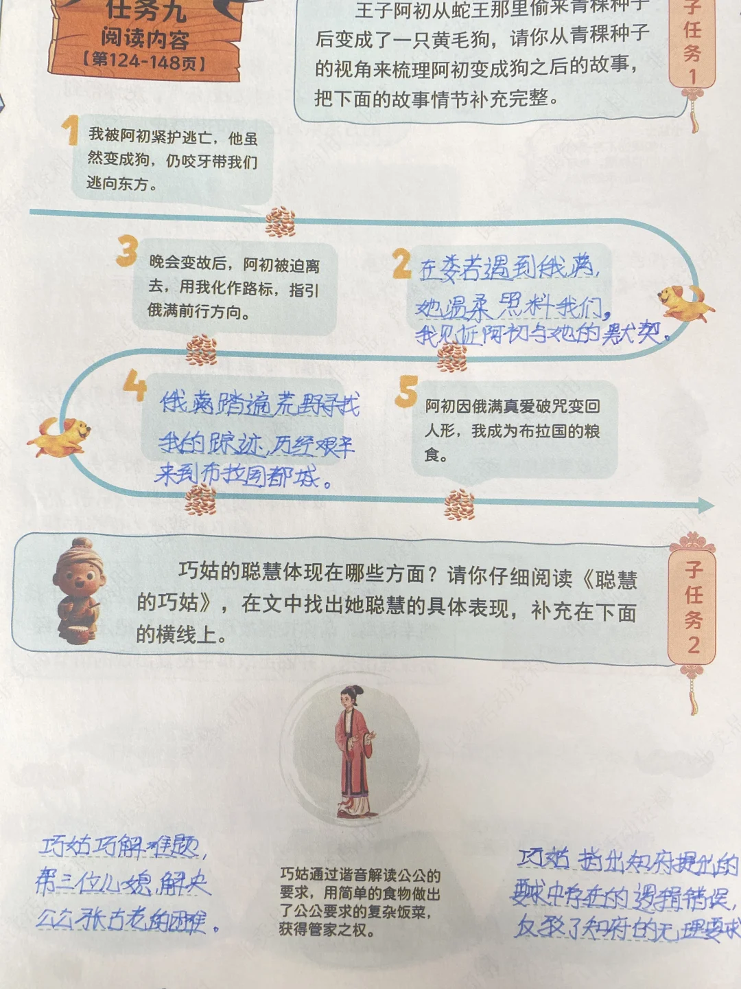 中国民间故事导读单及答案2025仅供参考