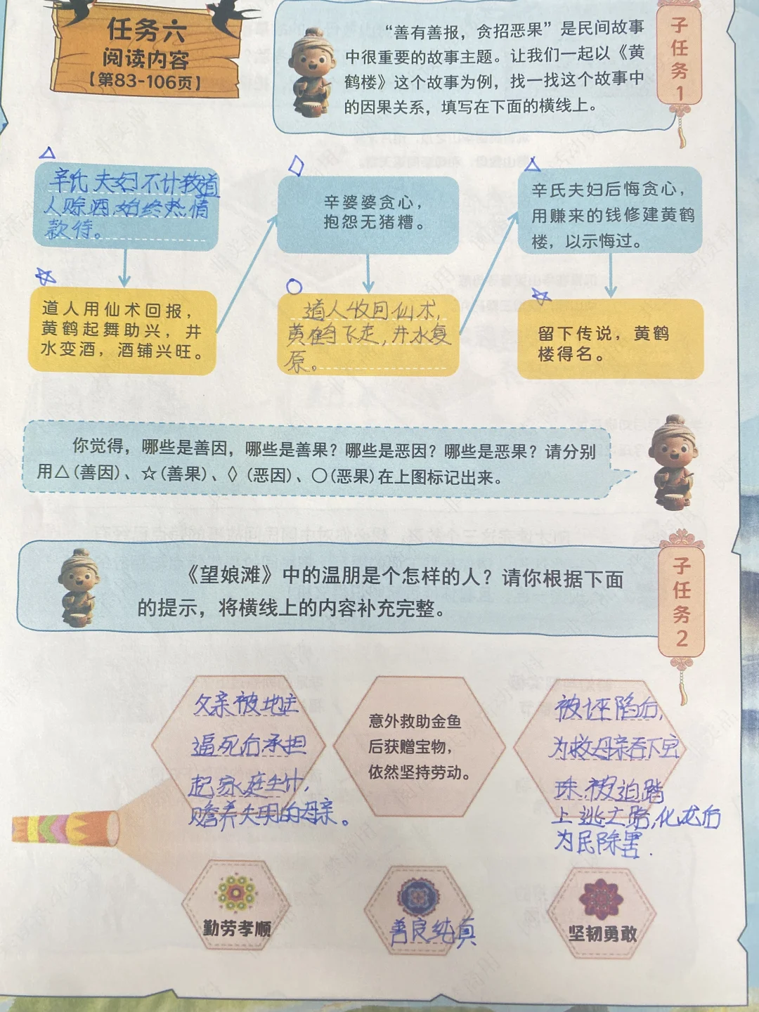中国民间故事导读单及答案2025仅供参考