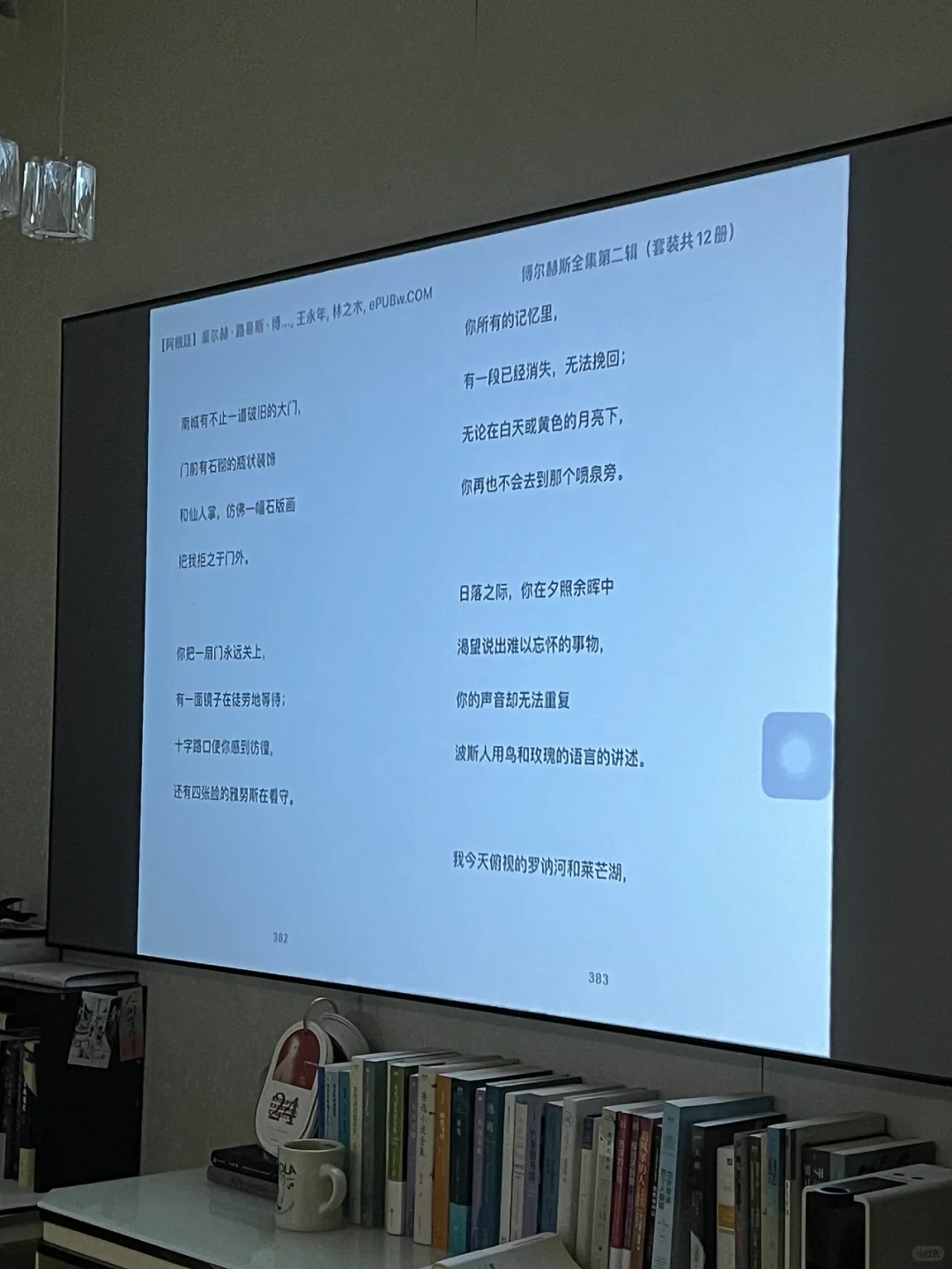 感谢小红书帮我发现新大陆，读书也可投影仪
