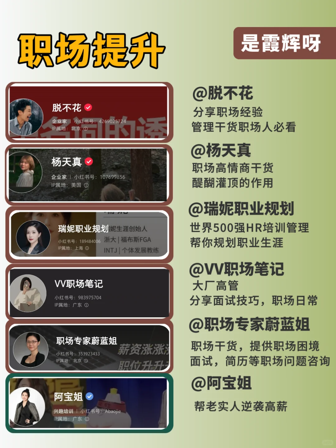 原来小红书是真的搞钱神器🔥36位宝藏博主