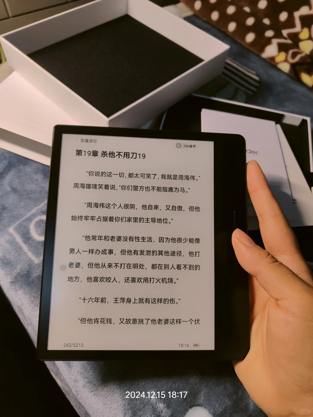 人生第一台电子阅读器