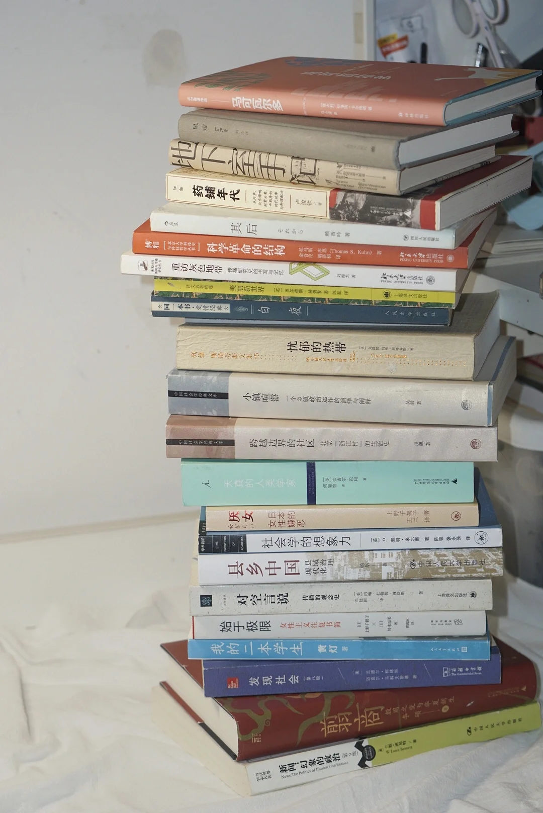文科研究生放假回家带的书📝