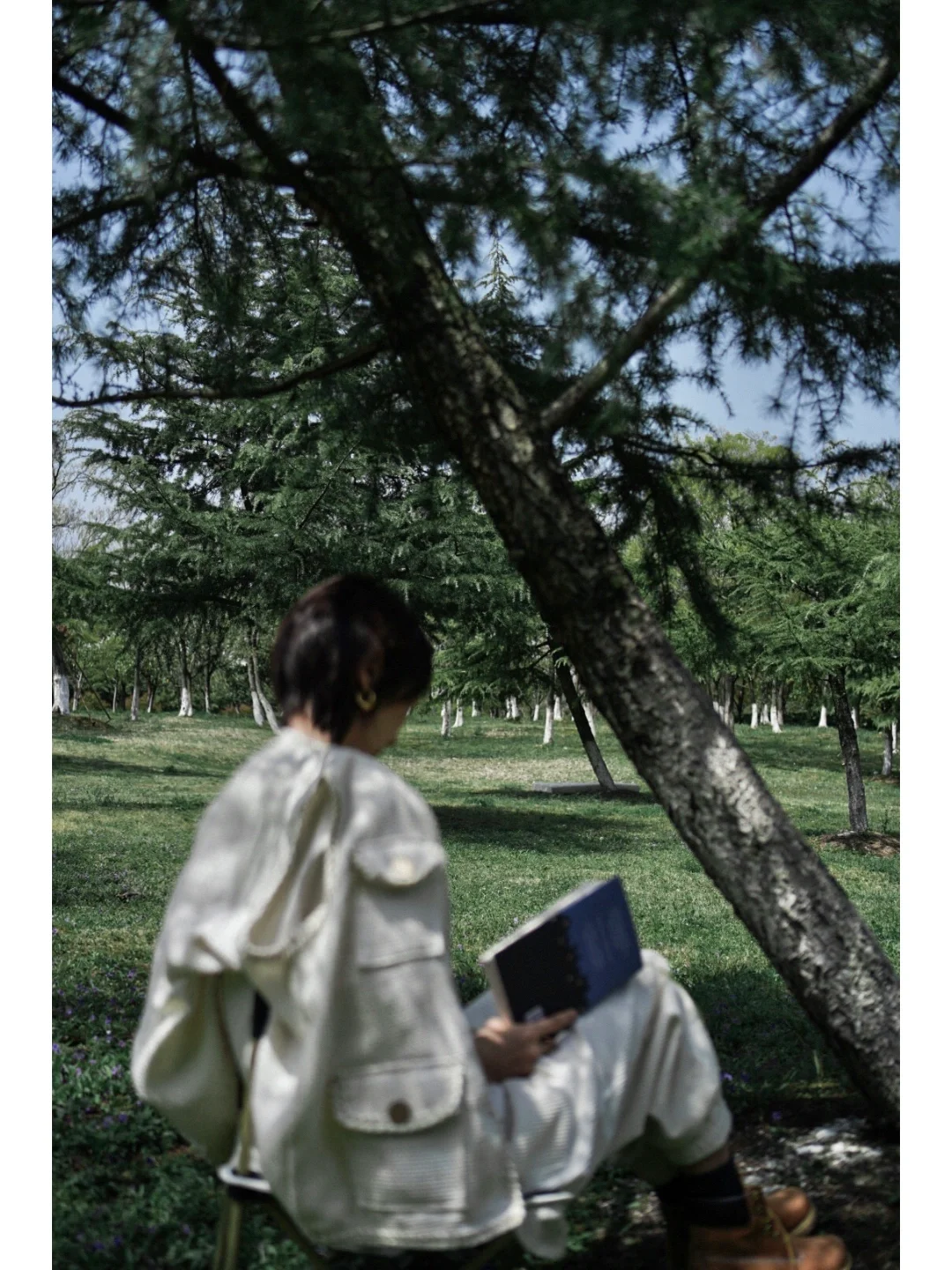 户外阅读的乐趣 我get到了！📚🌲