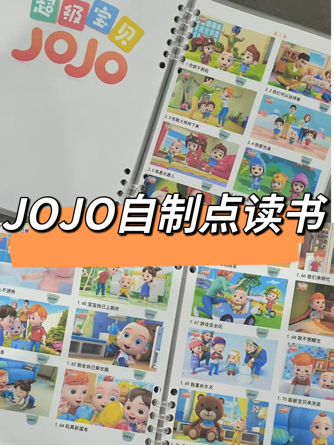 JOJO自制点读书
