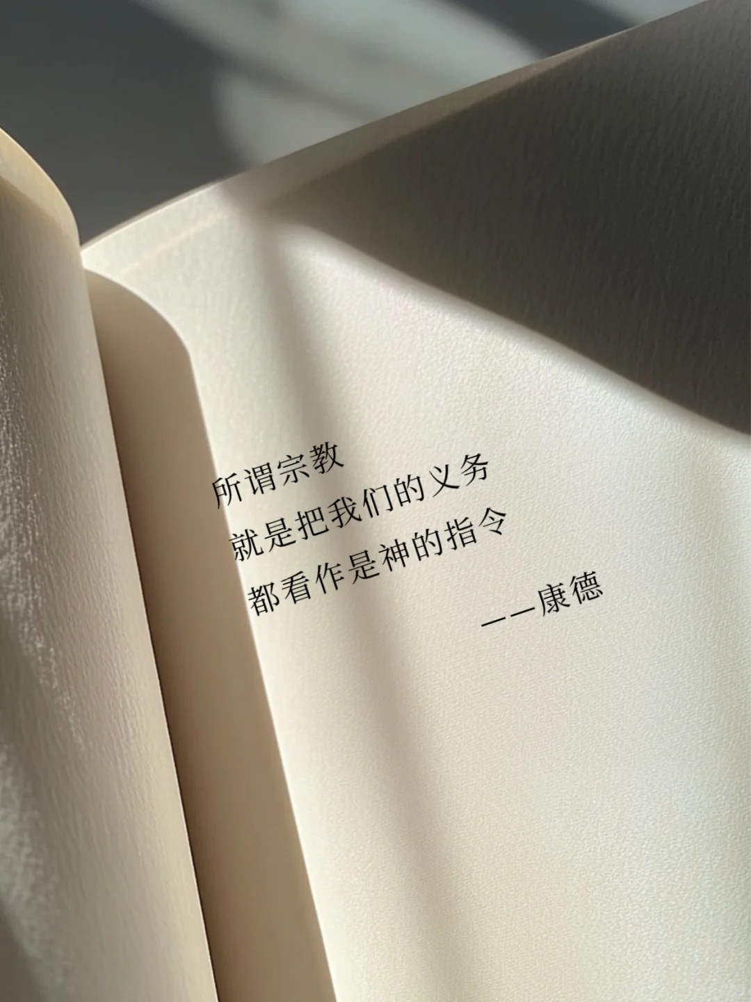 其实康德的有些话，还是非常治愈的‼️